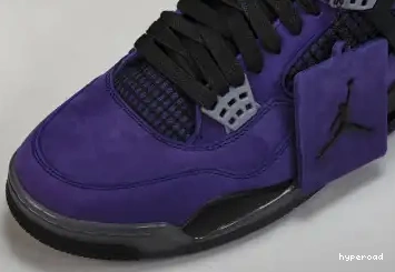 Hyperoad Travis Scott Air Retro 4 Jordan Purple x 0704